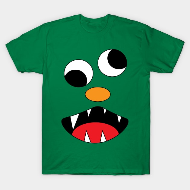 Silly Monster Face T-Shirt | Crazy Eyes T-Shirt by TeesByJay